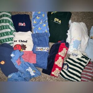 Vintage baby clothes bundle various sizes 6m 12m 18m 24m Oshkosh Sesame Street